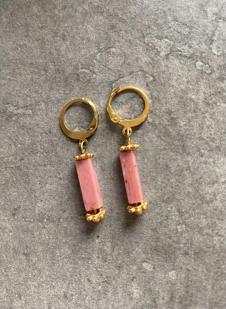 Boucles d’oreilles en pierres naturelles