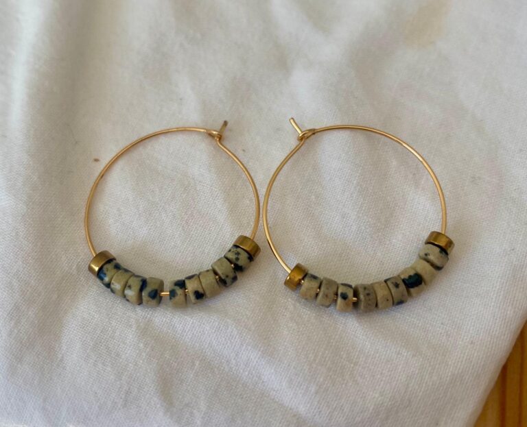Boucles d’oreilles en pierres naturelles